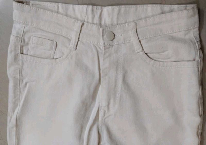 Beige Jeans