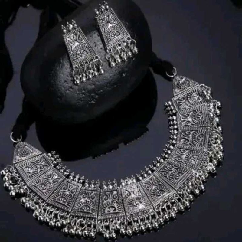Oxidized Jewellery Set