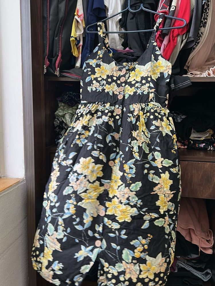 Floral Button-Down Dress