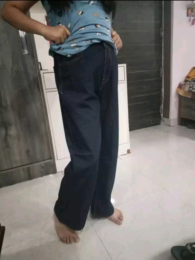 Dark Blue Denim Jeans