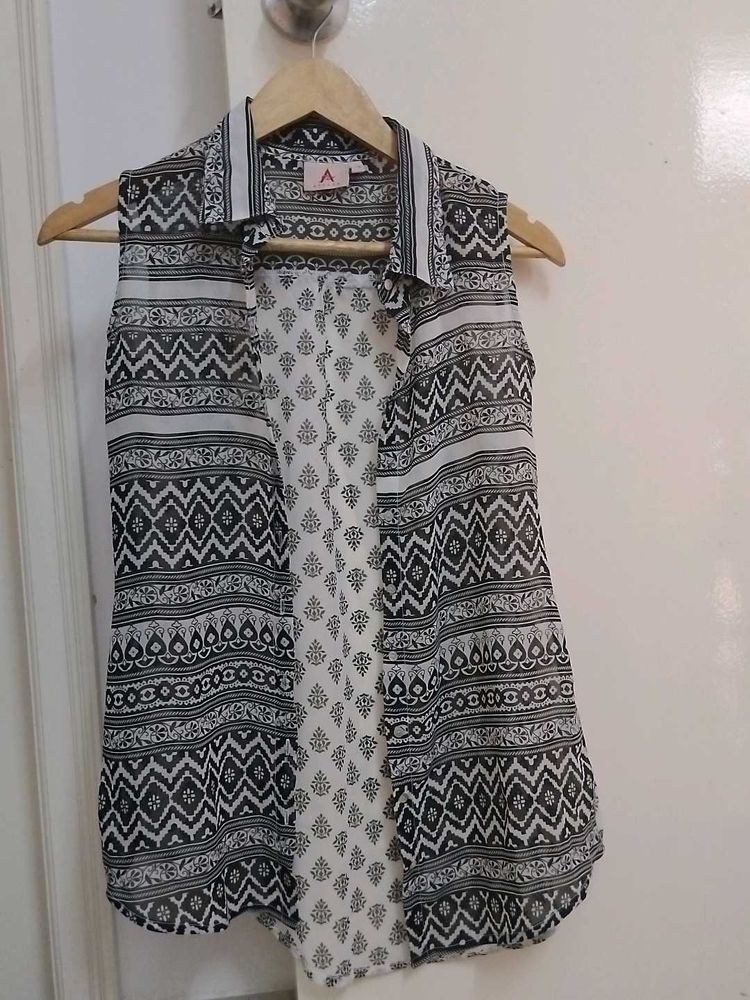 Sheer Jacket Shirt