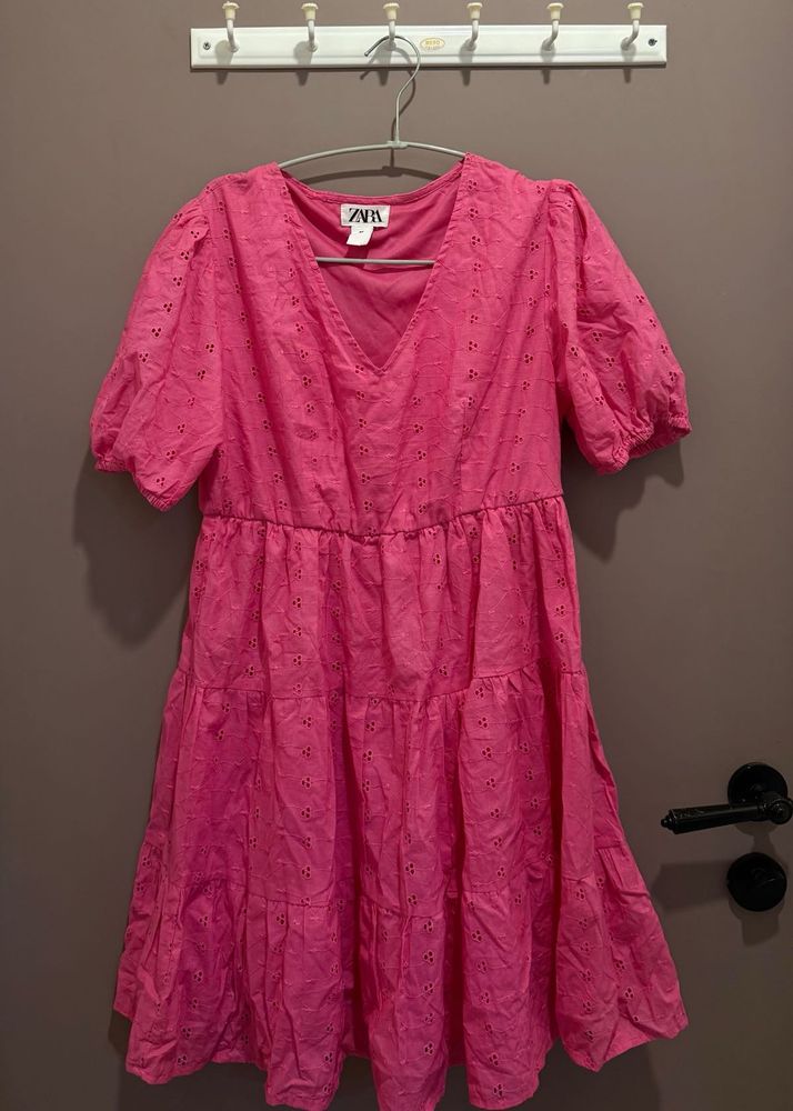 Zara Pink Knee-length Dress