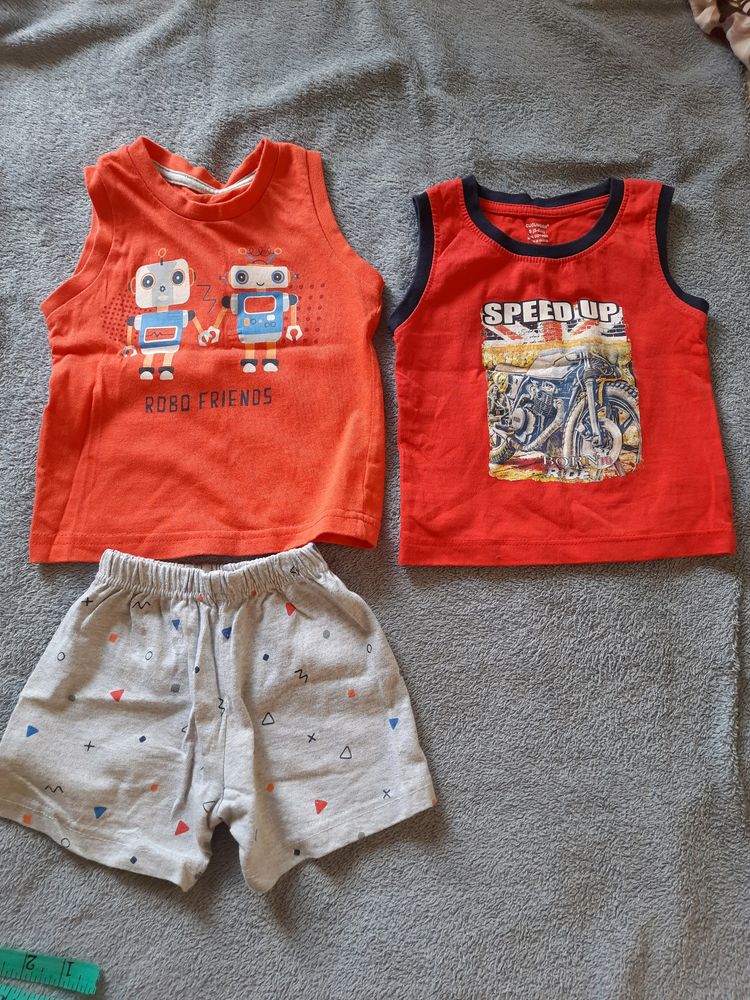 Sleeveless Baby Set