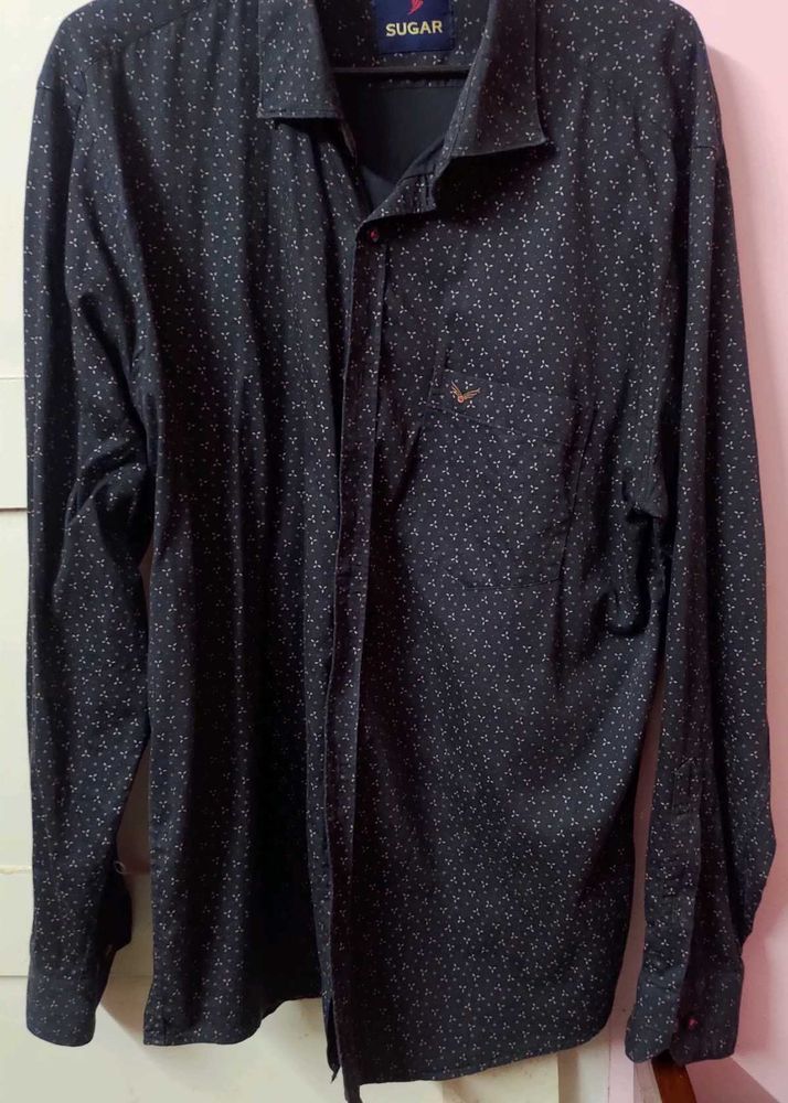 Sugar Brand Size 44 Regular Fit Printed Shirt