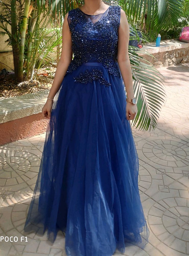 Blue Ethnic Gown