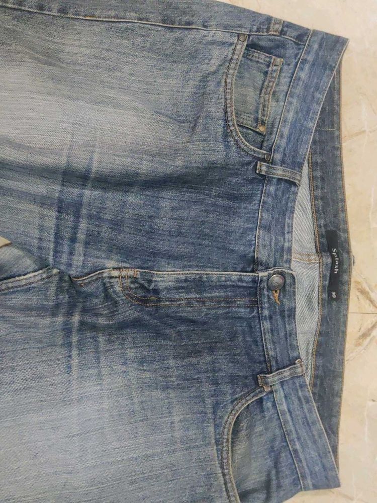 Stylish Blue Denim Jeans (With a hint of seagreen