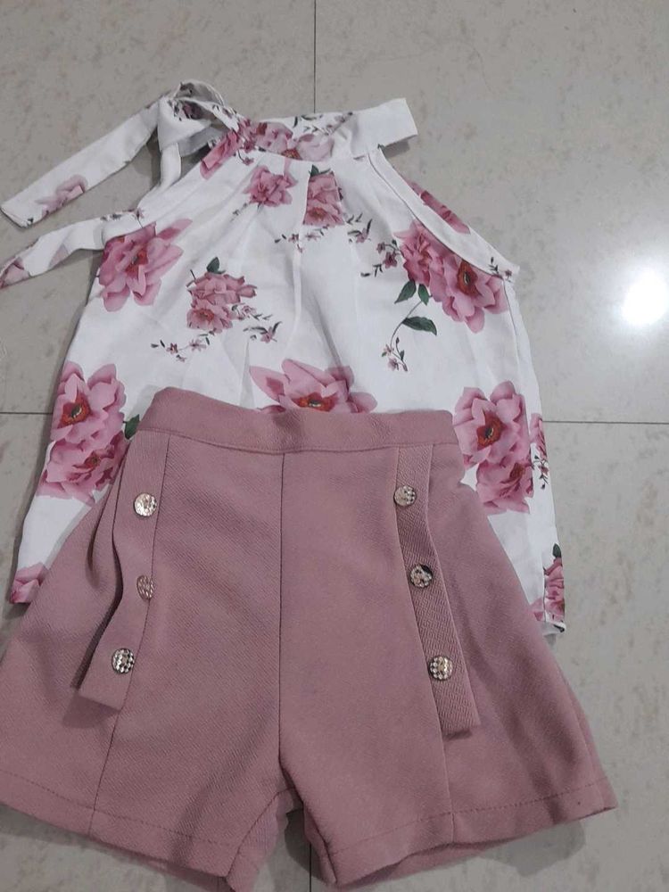 Combo Floral Girls Outfit