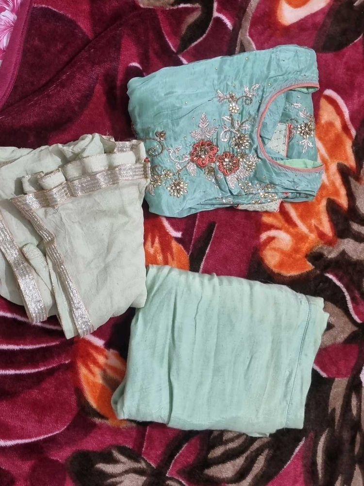 Embroidered Salwar Plazoo