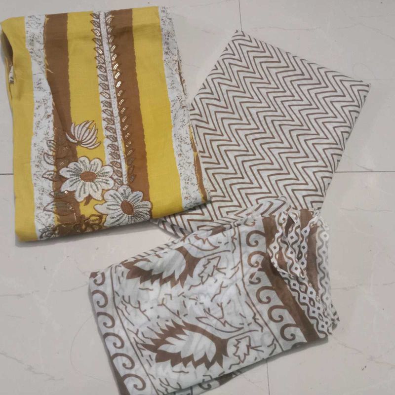 Pure cotton dress material