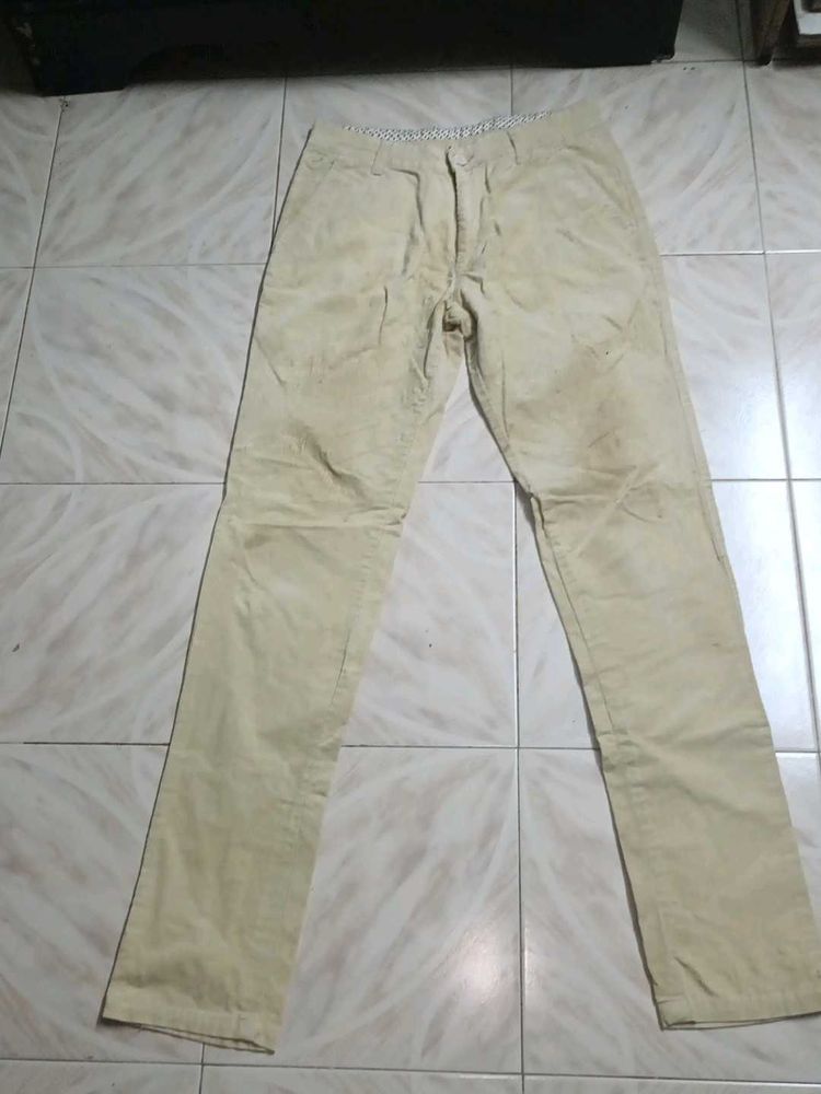Men&#39;s Beige Pants