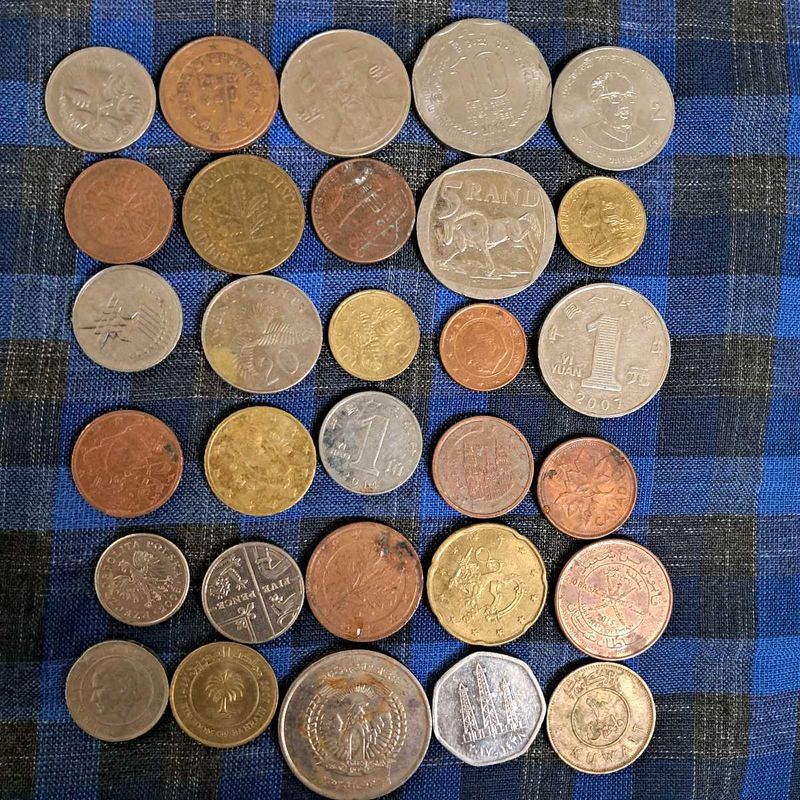 Coins Of 28 Foreign Countries