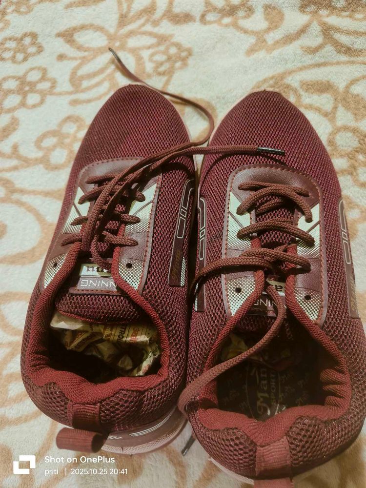 Maroon Sneakers