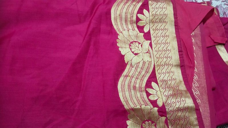 Original Silk Saree With Blouse.