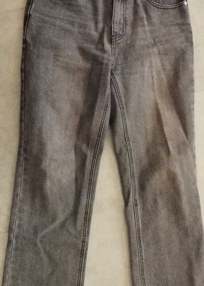Charcoal Grey Jeans In Size 34