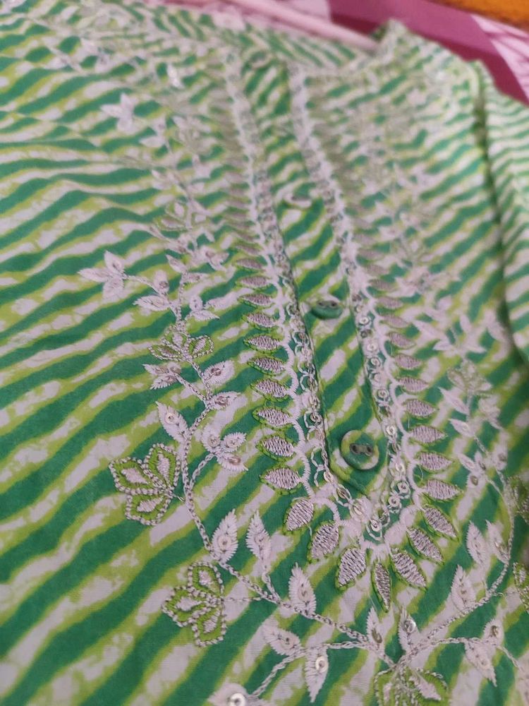 A Daily Wear  Peacock Kurti