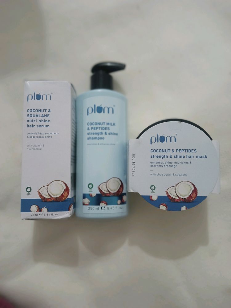Plum Coconut Shampoo And Conditioner