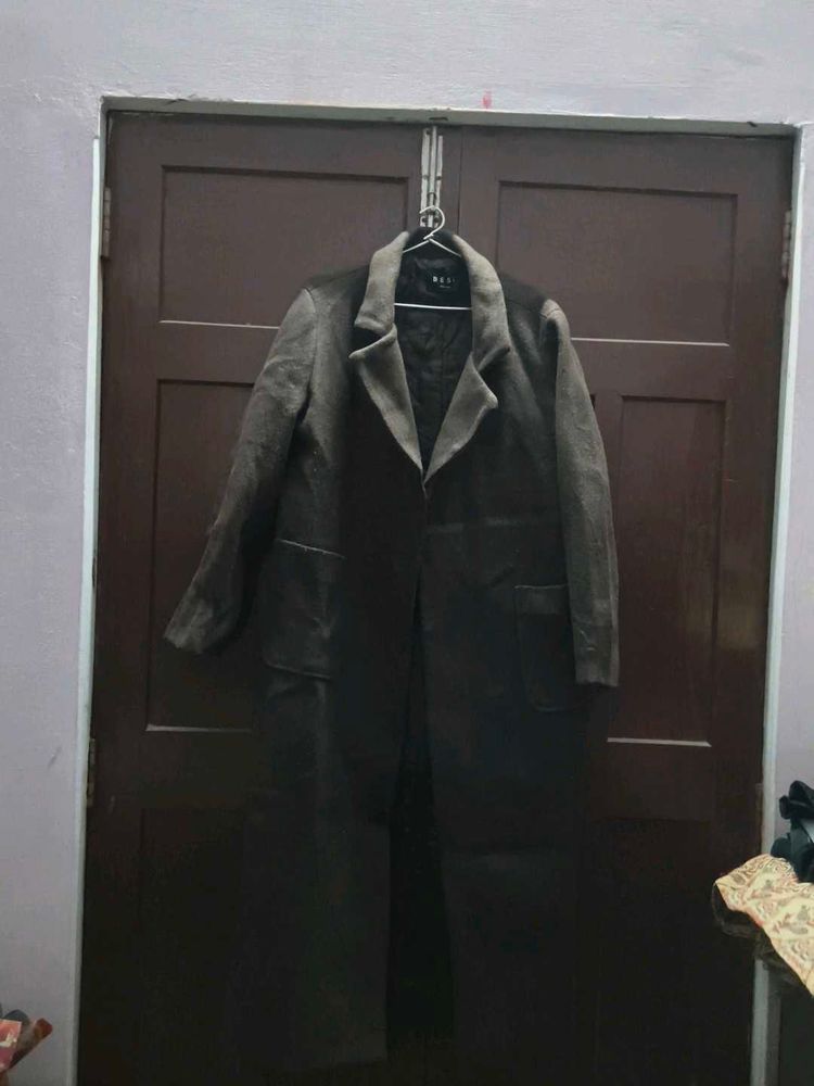 Long Wool Blend Coat
