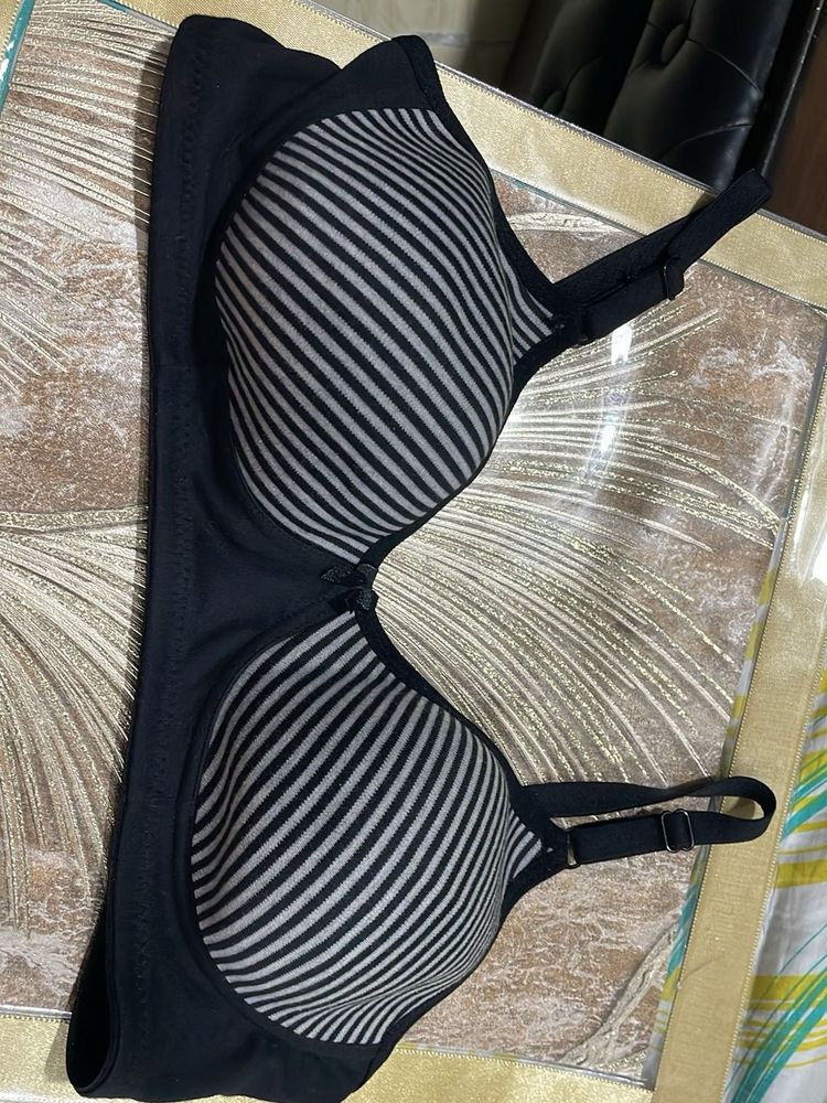 Striped Bra From Clovia