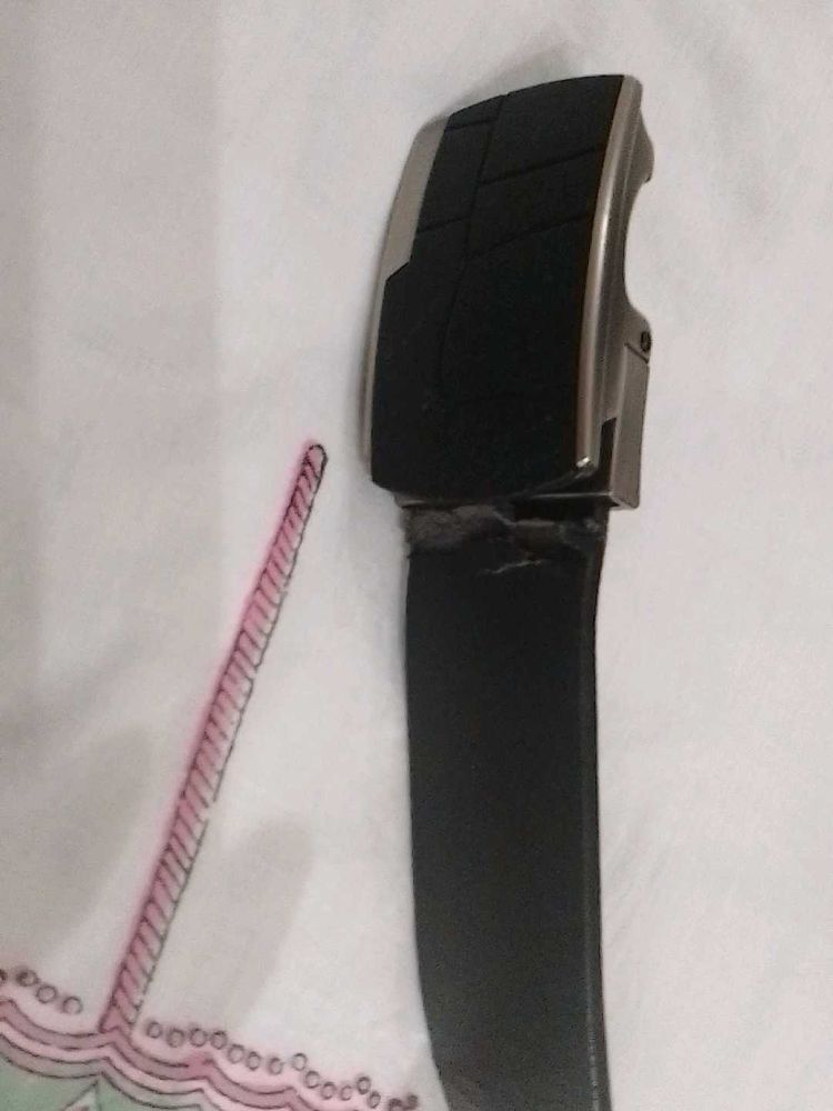 Black Leather Belt