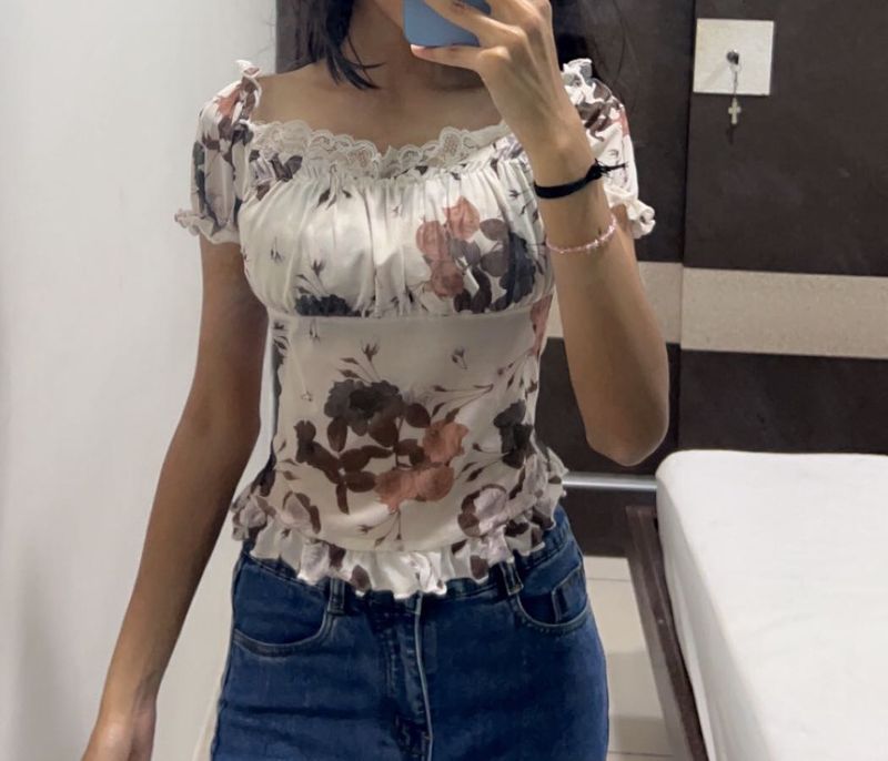 Floral Y2k Top