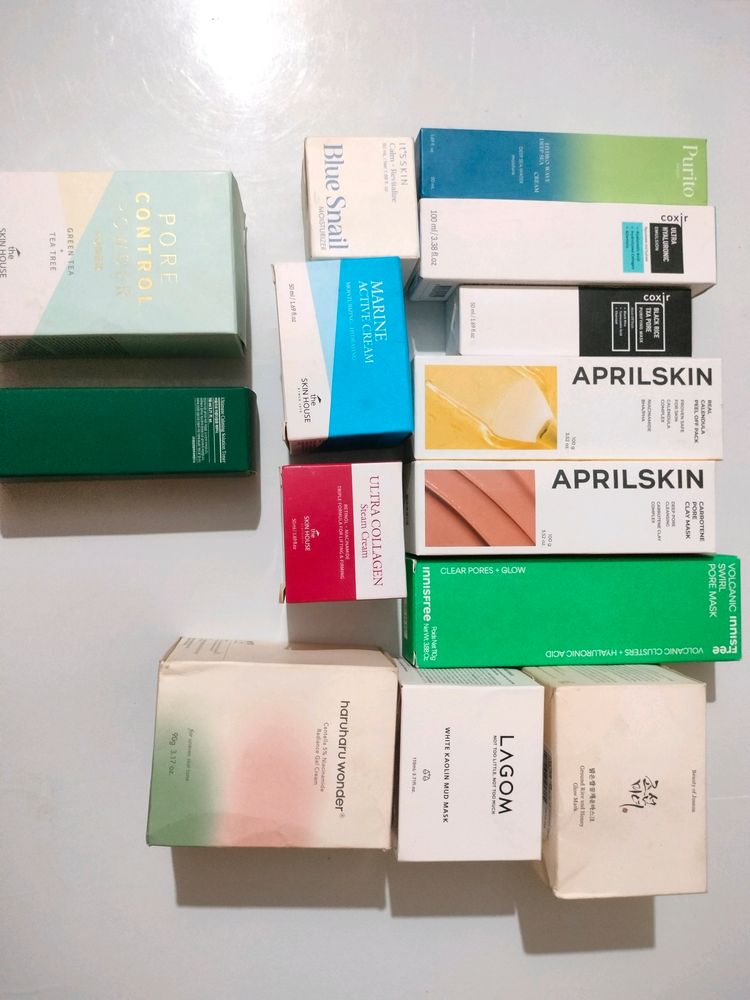 Available Korean Moisturizer, Mask &amp; Toner