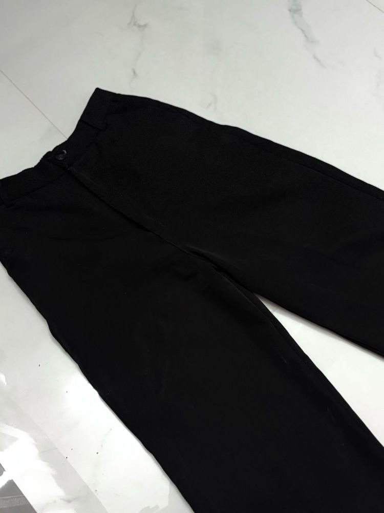 Classic Black high waist Straight Leg Pants