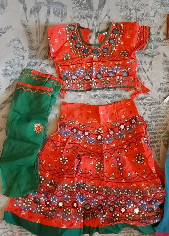 Girls&#39; Ethnic Dress . 2 to 4 yr old