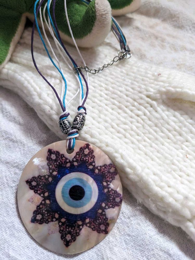 New Evil Eye Statement Necklace