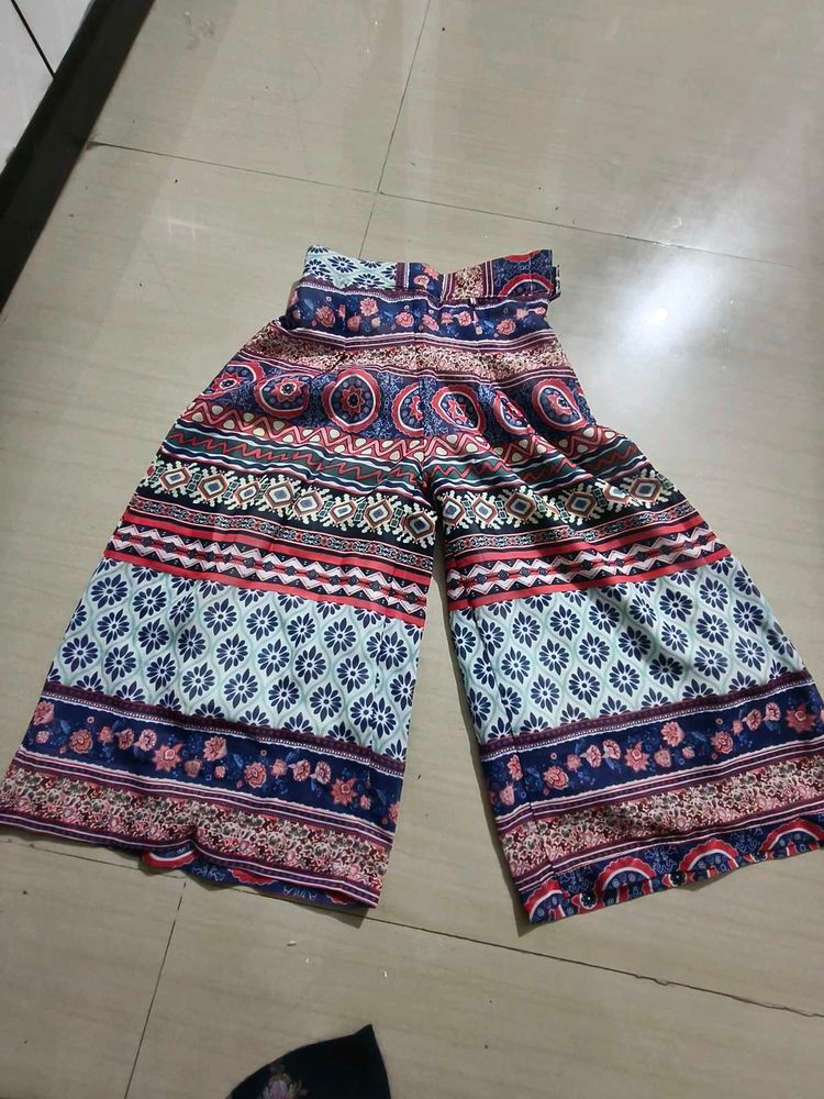 Boho Print Palazzo Pants