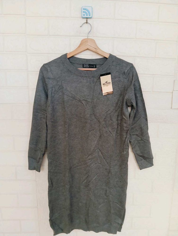 Gray Hollister Sweater Dress