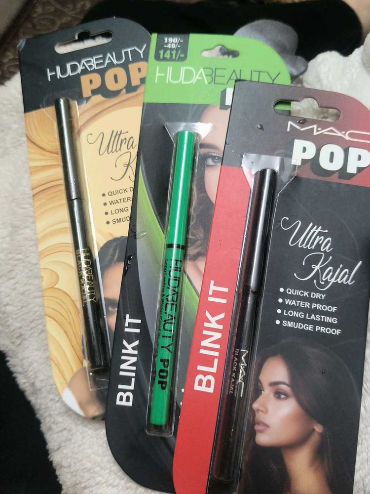 Huda Beauty &amp; MAC Kajal Lot