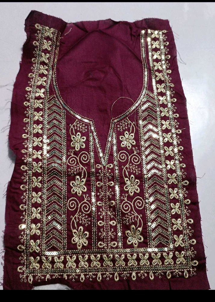 11 Pieces Combo Of Embroided Neck Patches Rayon