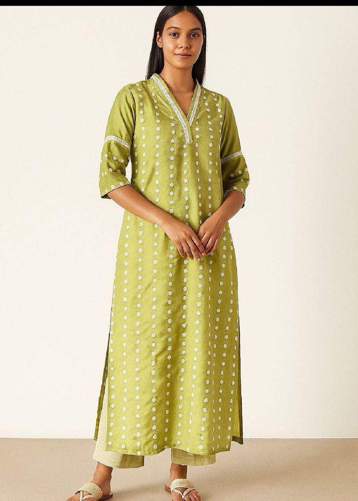 Libas Green Kurta.