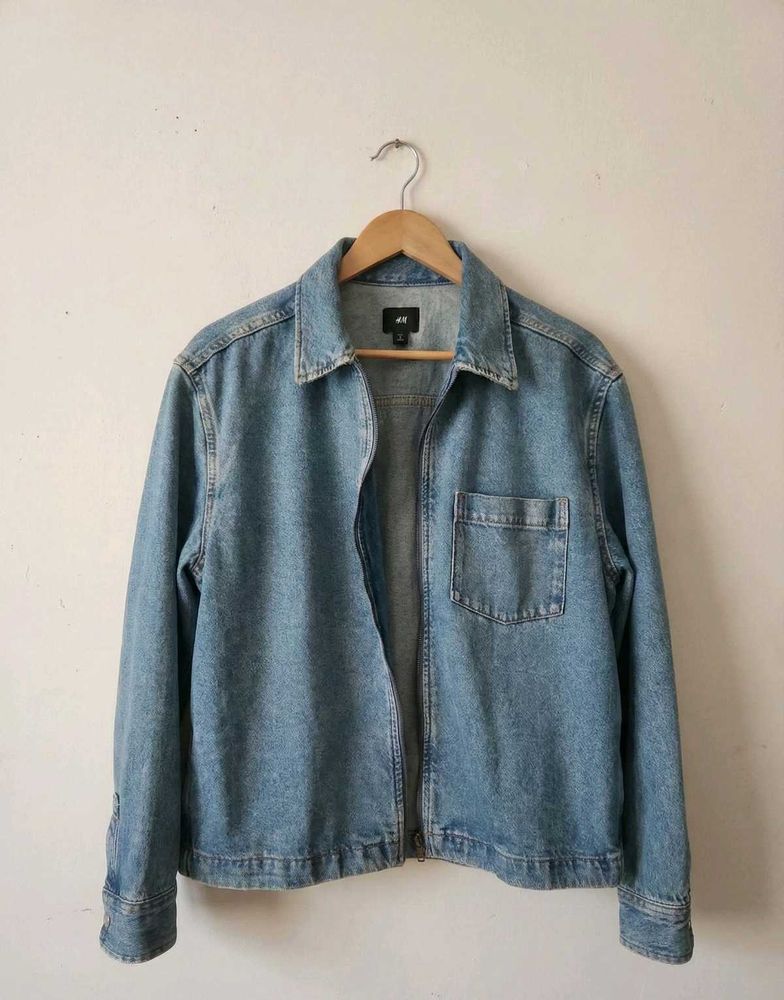 H&amp;M Denim Zip-Up Jacket