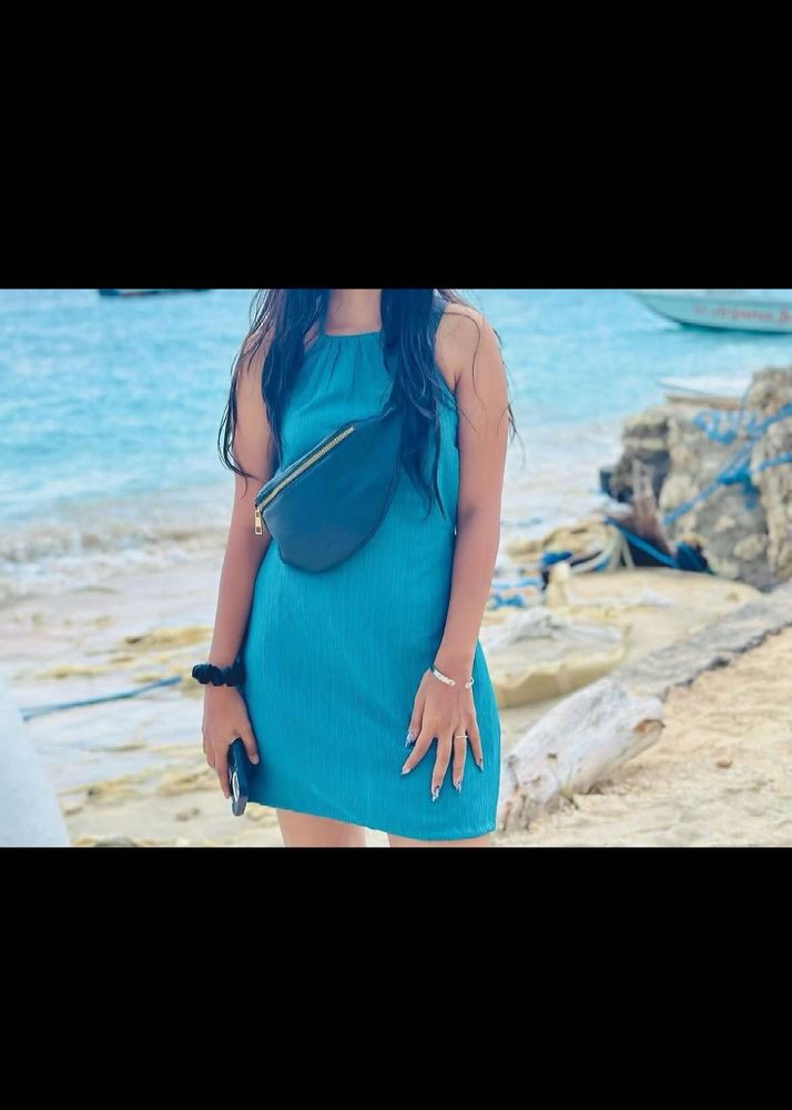 Blue Mini Dress