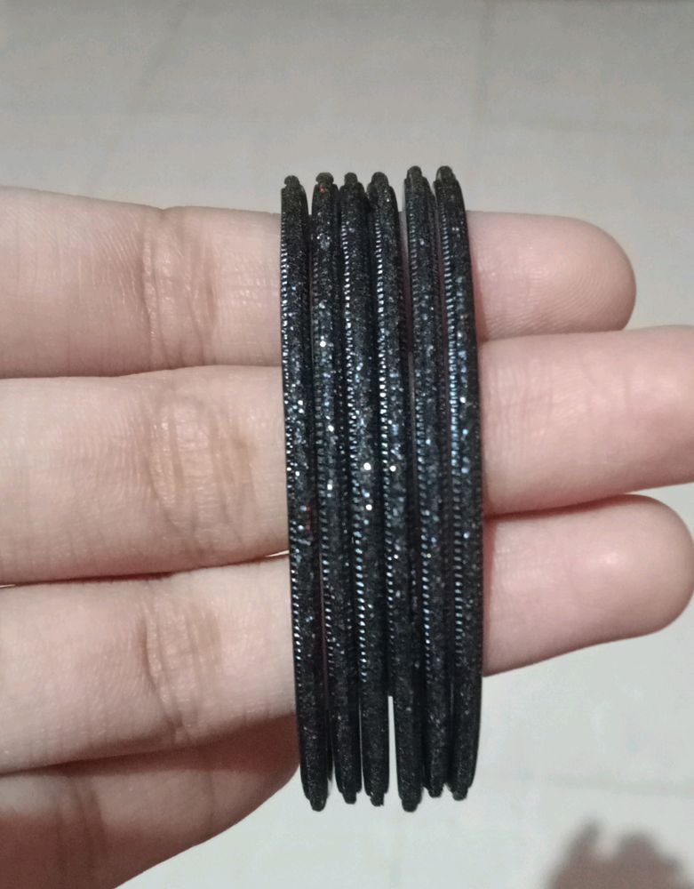 Black Metal Bangles