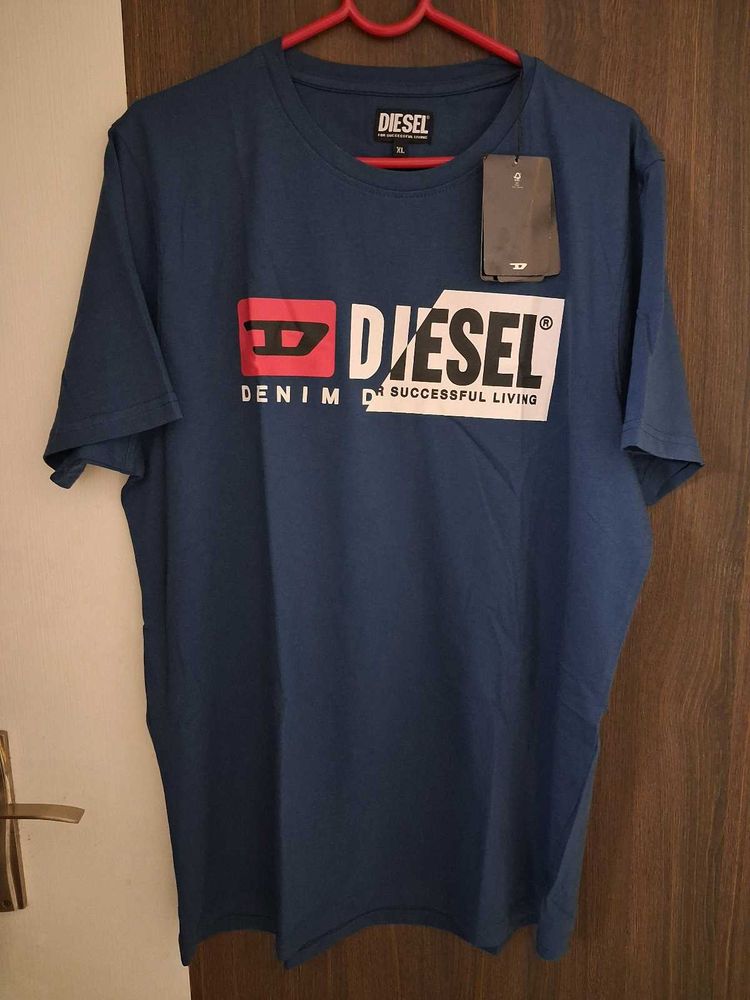 Diesel Blue Graphic T-Shirt