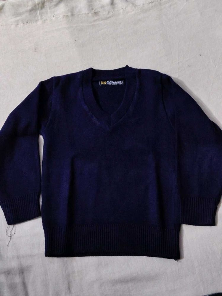 Navy Blue School Sweater