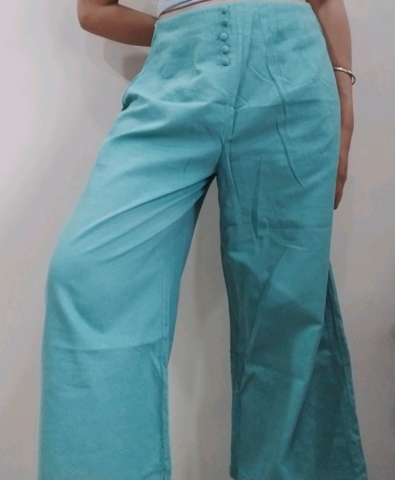 TURQUOISE COLOUR PANTS