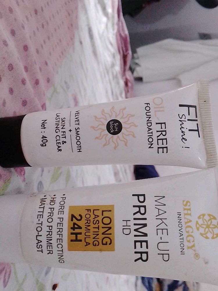 Fit Shine Foundation &amp; Shaggy Primer Bundle