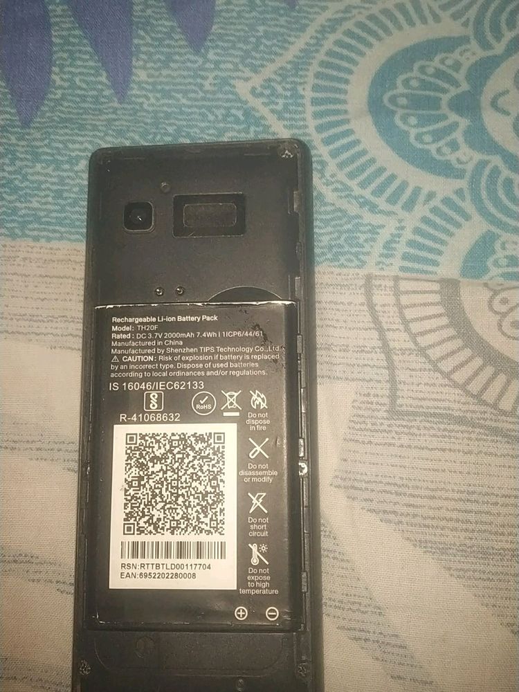 Jio Phone With Battery Display Is Damaged Working