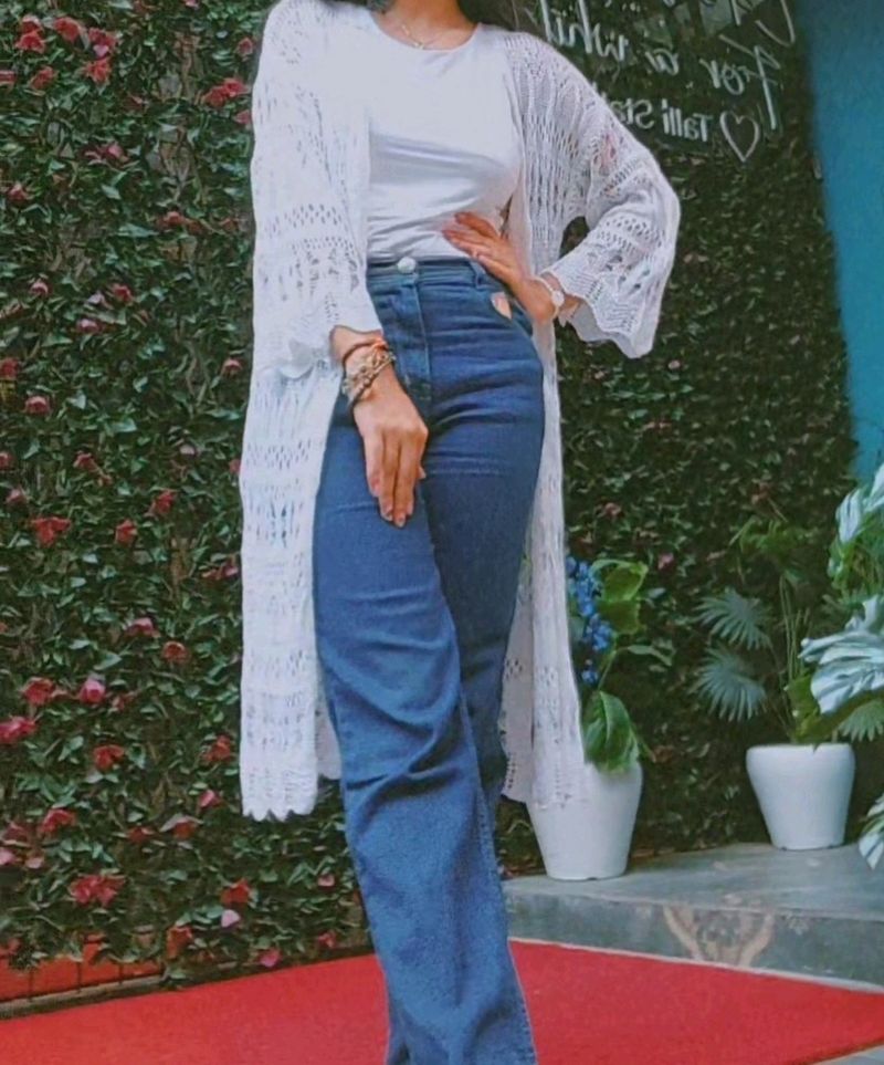 White Net Shrug