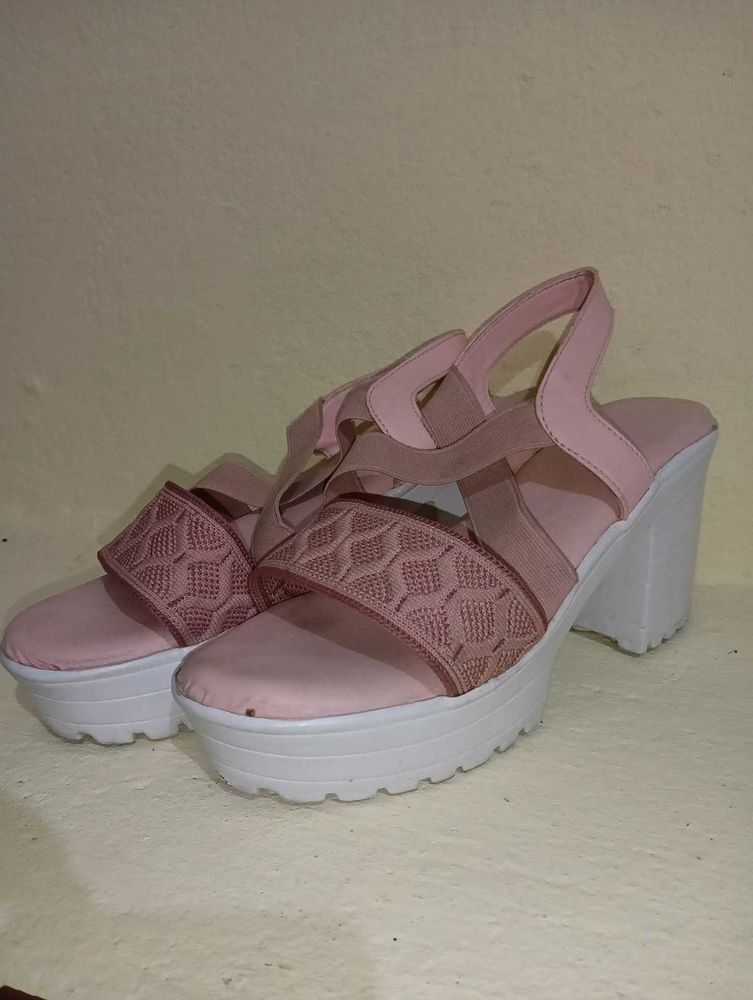 Pink Platform Sandals