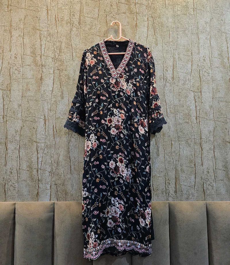 Zardozi Chiffon Kurta | Never Worn | Fits Chest 32