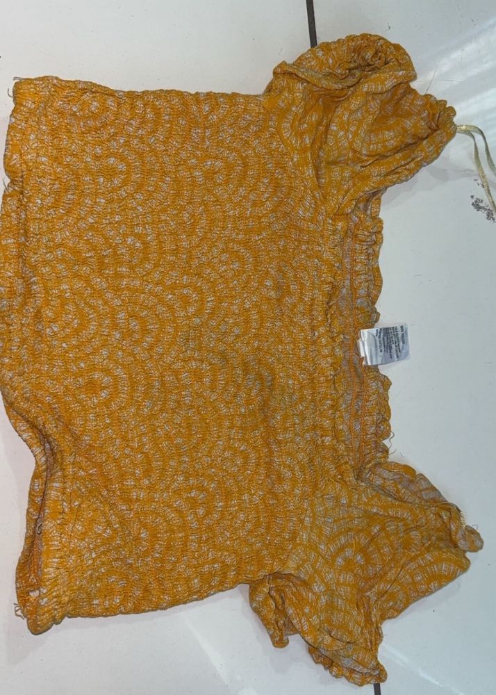 Smocked Crop Top