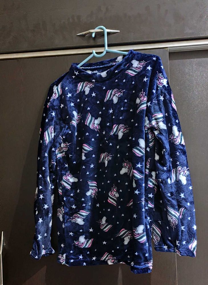 Cute Unicorn Print Top n bottom set