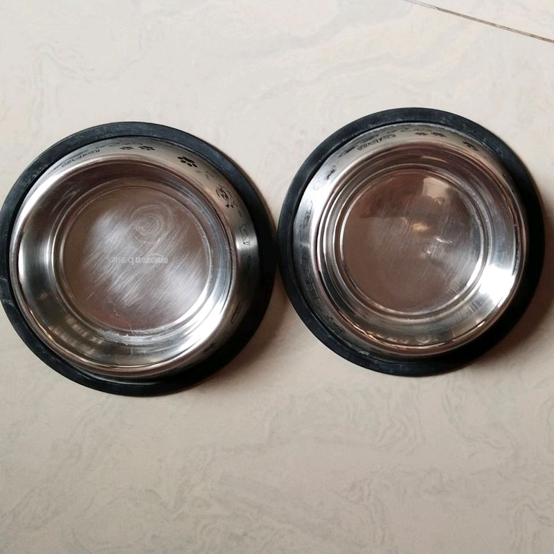 Cat/Dog Feeding Bowl (set of 2)