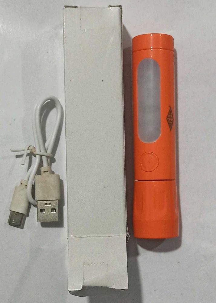 Bright Orange LED Flashlight