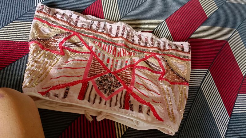 Vintage Embroidered Work Skirt