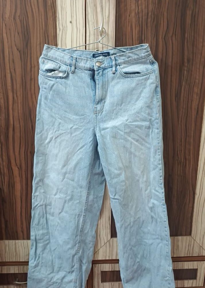 Light Wash Wide Leg Jeans